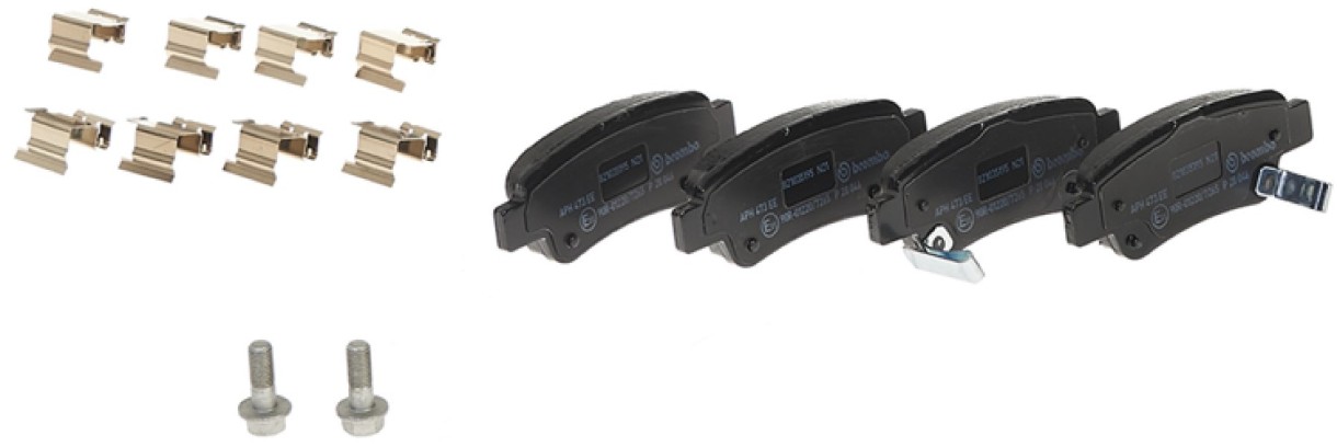 Комплект тормозных колодок Brembo P 28 046