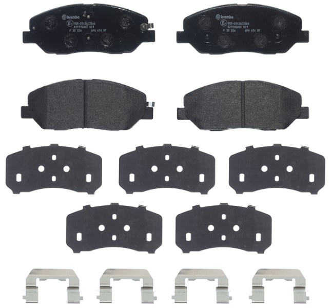 Комплект тормозных колодок Brembo P 30 036