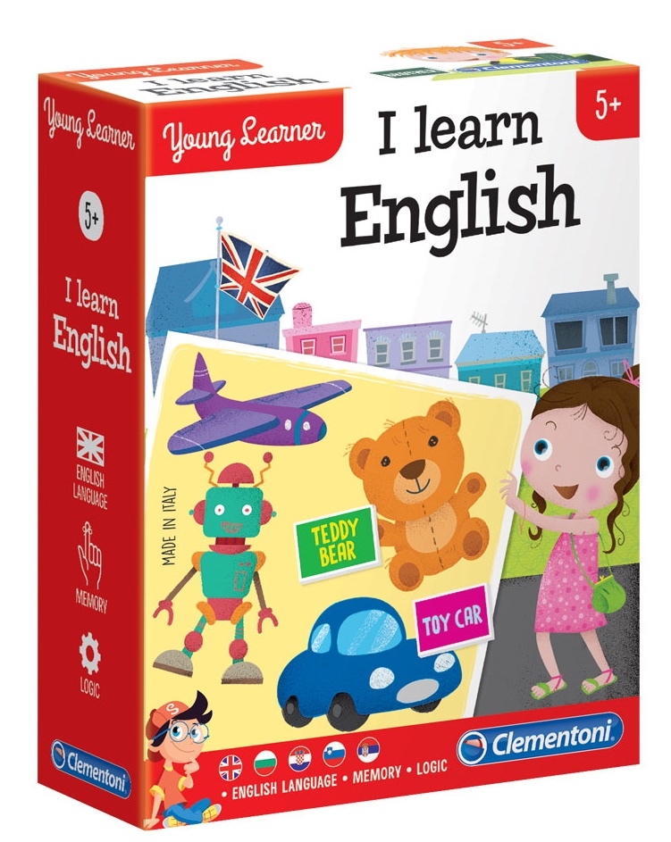 Joc educativ de masa Clementoni I Learn English (50599)