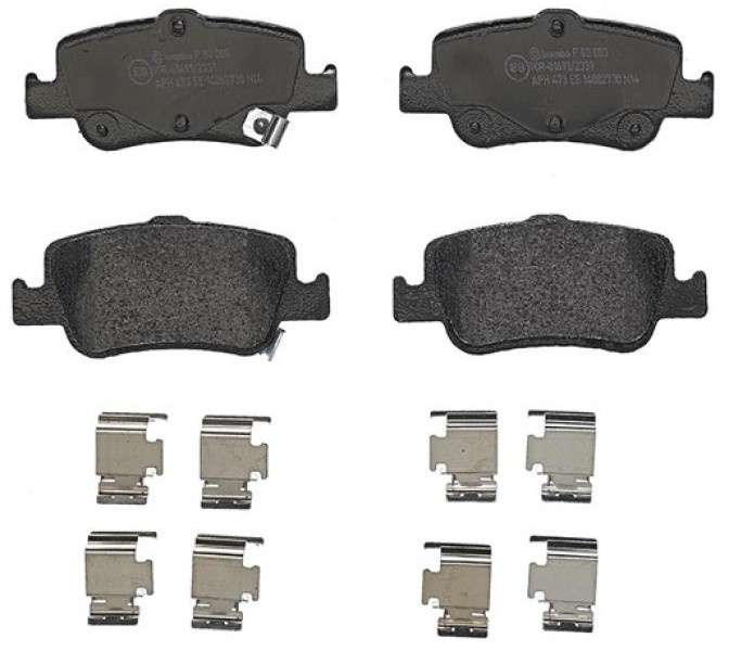 Set placute frână Brembo P 83 080