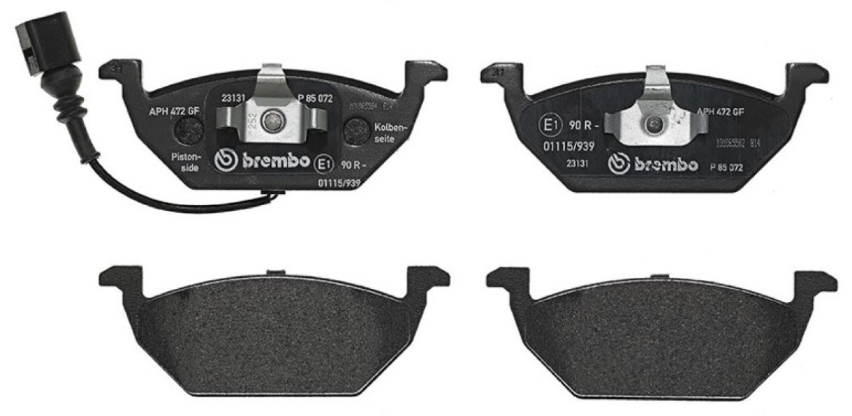 Комплект тормозных колодок Brembo P 85 072