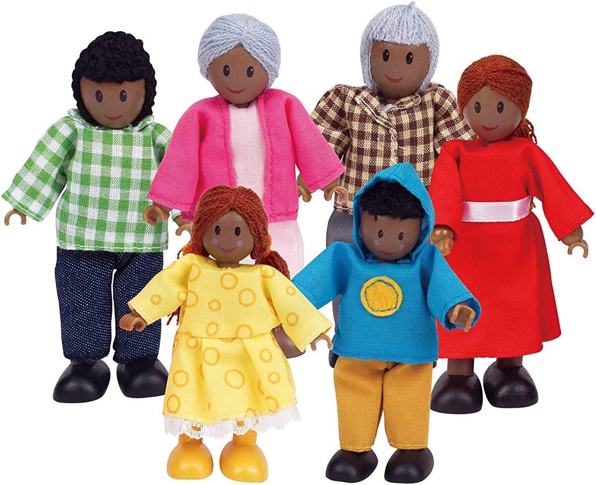 Кукла Hape Happy Family African American 6pcs (E3501)