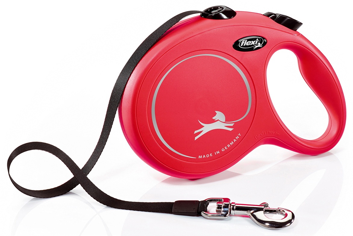 Lesă Flexi New Classic L Tape 5m Red