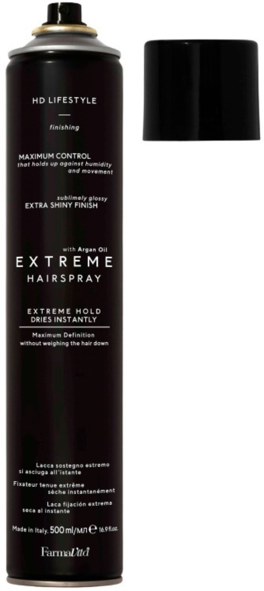 Лак для укладки волос Farmavita HD Hair Spray Extreme 500ml