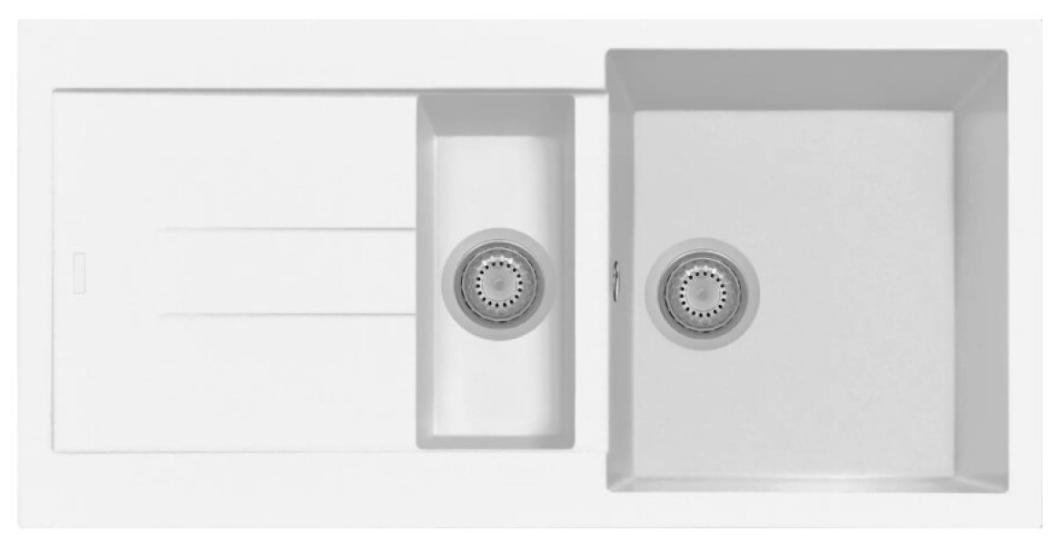 Кухонная мойка Plados Elegance AM9915 NS N1 Pure White