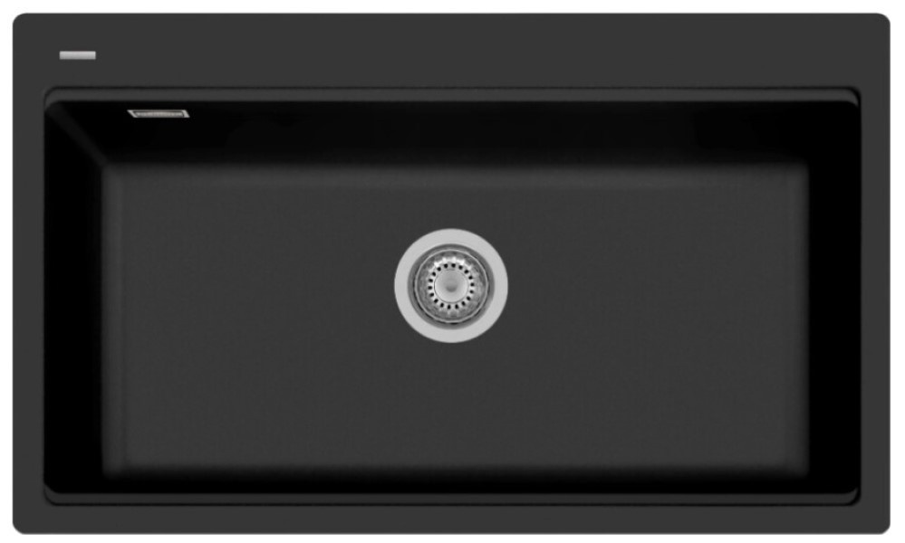 Chiuvetă de bucătărie Plados Lux LX8610 UG70 Black Matt