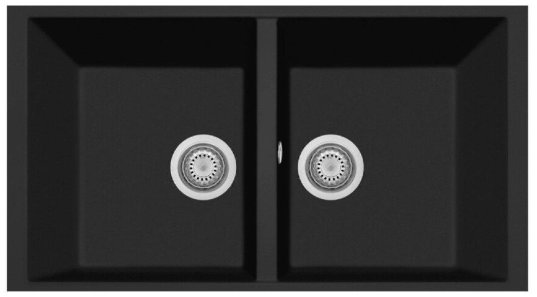 Chiuvetă de bucătărie Plados One ON7920ST UG70 Black Matt