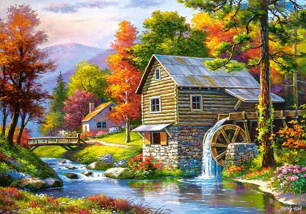 Puzzle Castorland 500 Old Sutter's Mill (B-52691)