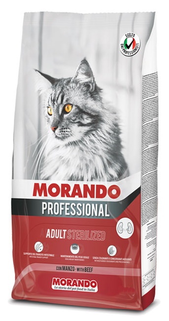 Сухой корм для кошек Morando Professional Adult Sterilized Beef 1.5kg