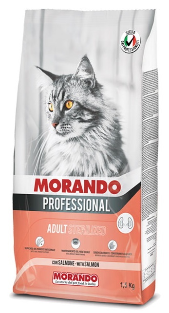 Сухой корм для кошек Morando Professional Adult Sterilized Fish 1.5kg