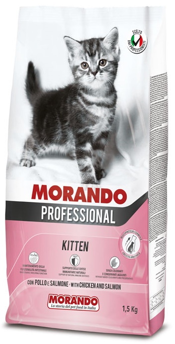 Hrană uscată pentru pisici Morando Professional Kitten Chicken 1.5kg