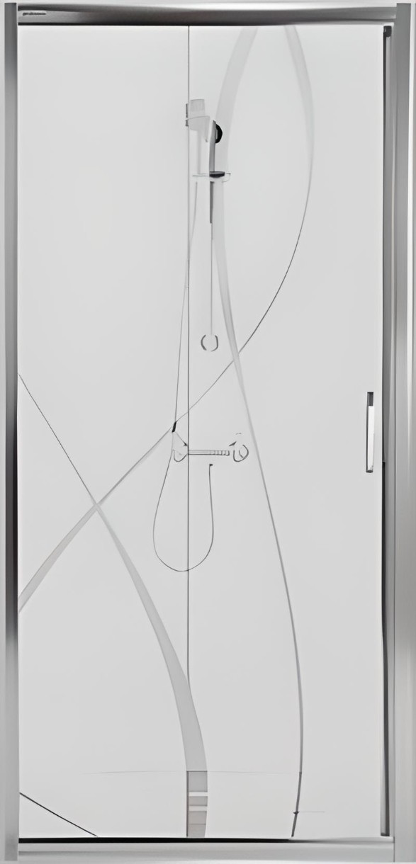 Ușă de duș Sanplast D2/TX5-90-S sbW15 (600-270-1100-38)