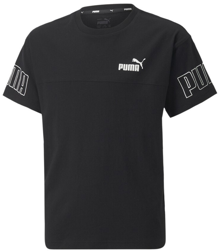 Детская футболка Puma Power Colorblock Tee Puma Black 176