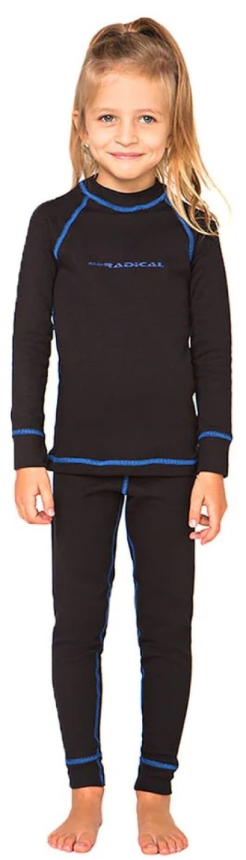 Termocomplet pentru copii Rough Radical Billy Black Fet 140-146cm