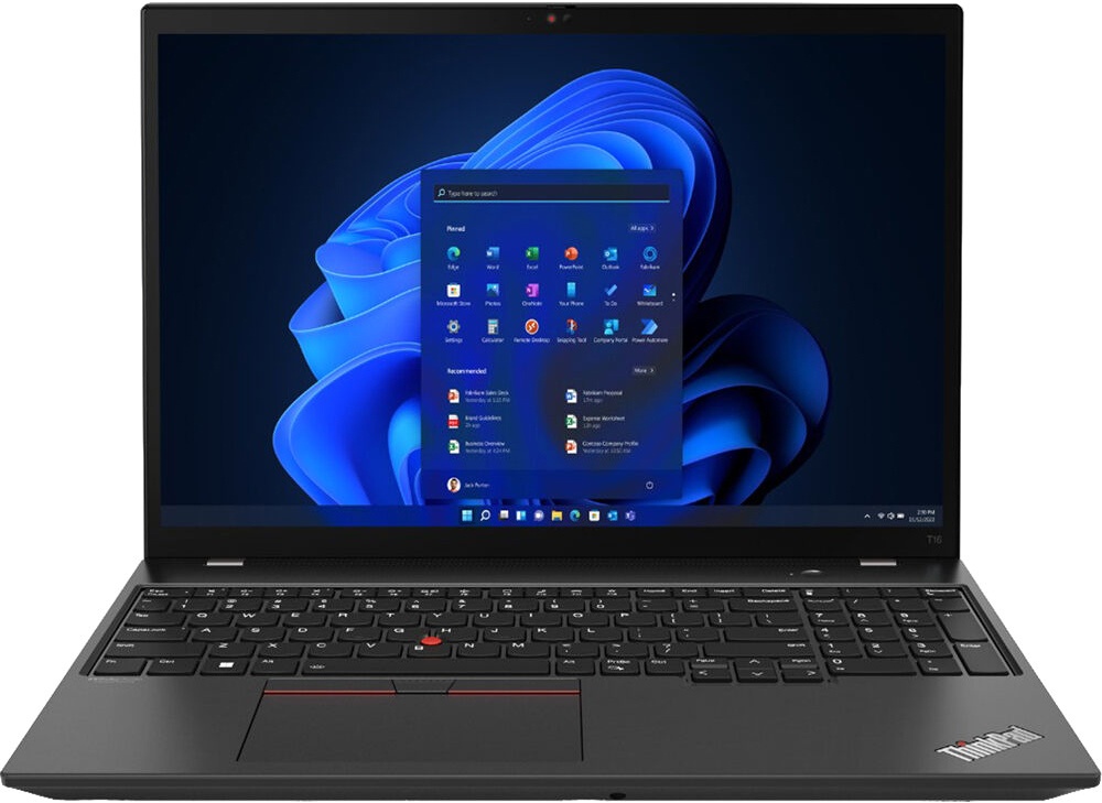 Laptop Lenovo ThinkPad T16 Gen1 Black (i5-1235U 8Gb 512Gb W11P)