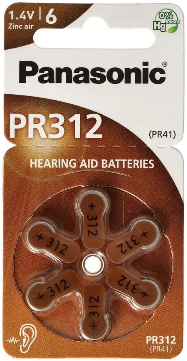 Baterie Panasonic PR-312/6LB (PR41)