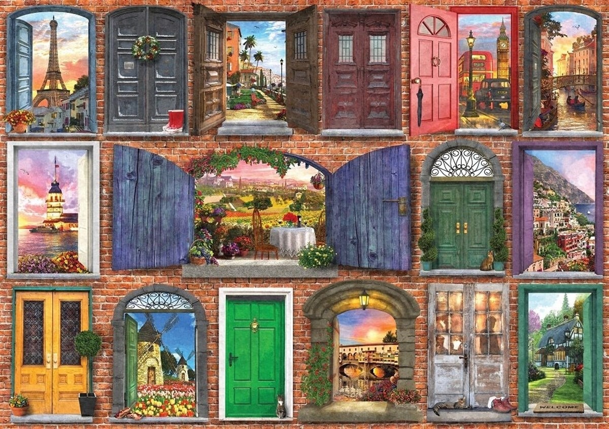 Puzzle Art Puzzle 1000 Двери Европы