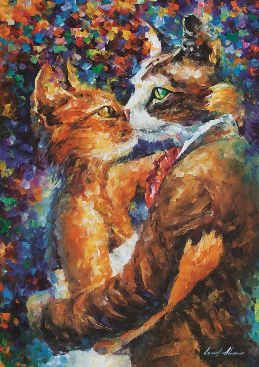 Puzzle Art Puzzle 1000 Танец влюблённых котов