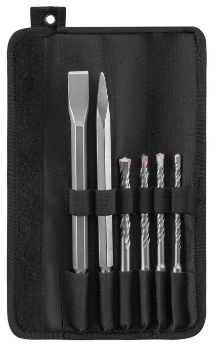 Set de burghie Dnipro-M SDS+ 6pcs (6 8 10 12mm)