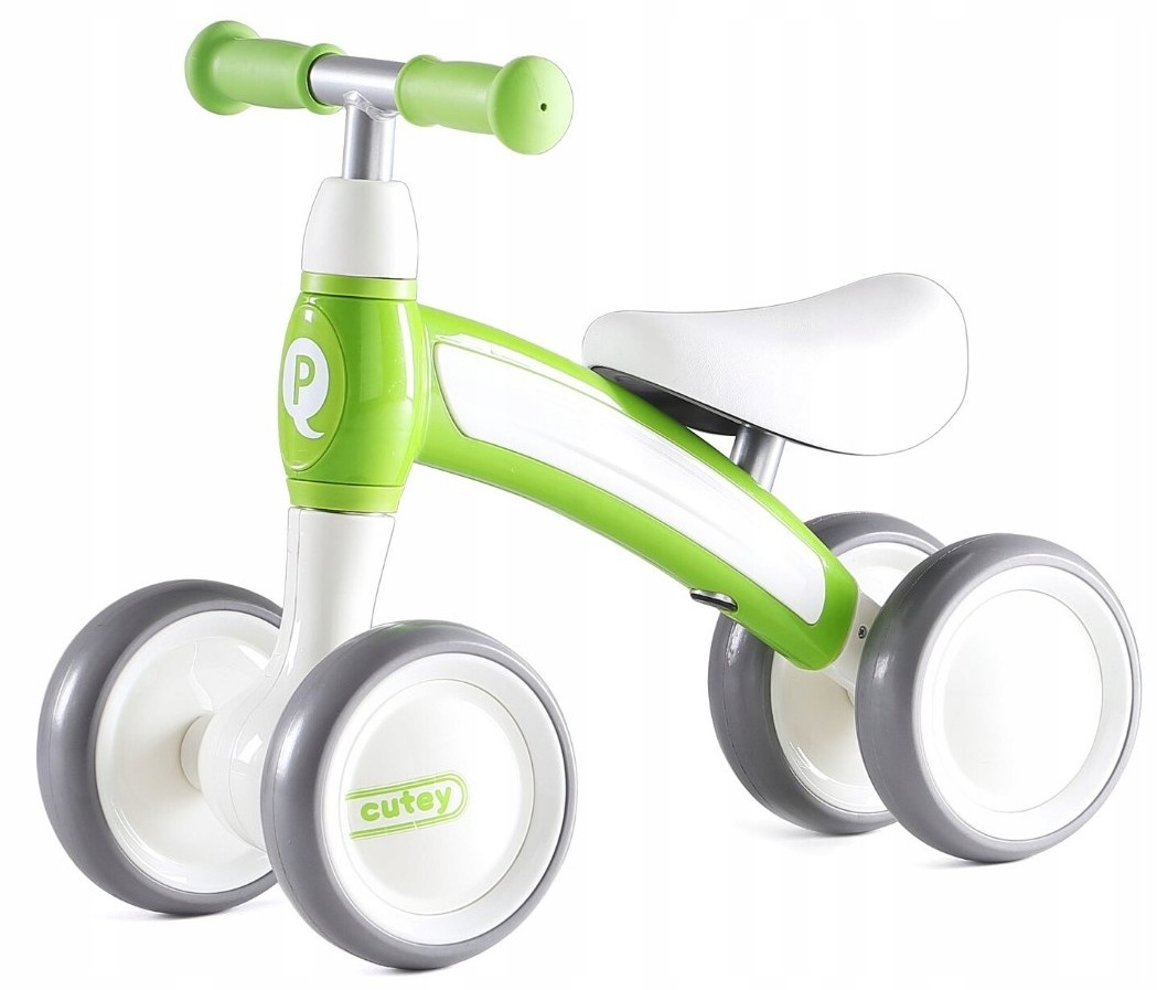 Bicicleta fără pedale Qplay Cutey Green