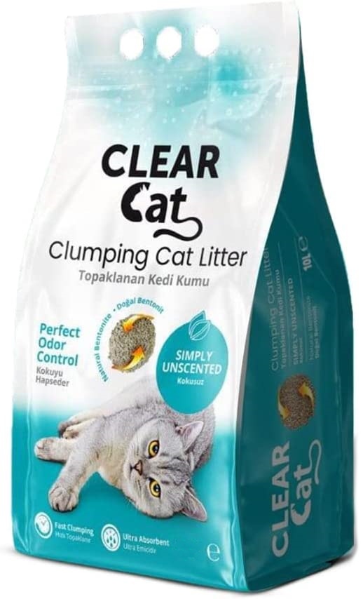 Наполнитель для кошек Clear Cat Unscented 10kg