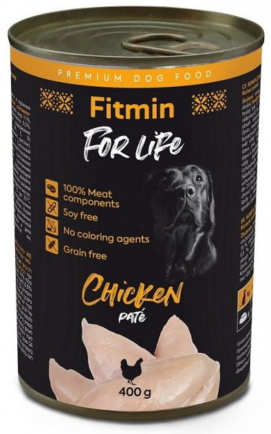 Влажный корм для собак Fitmin For Life Chicken 400g