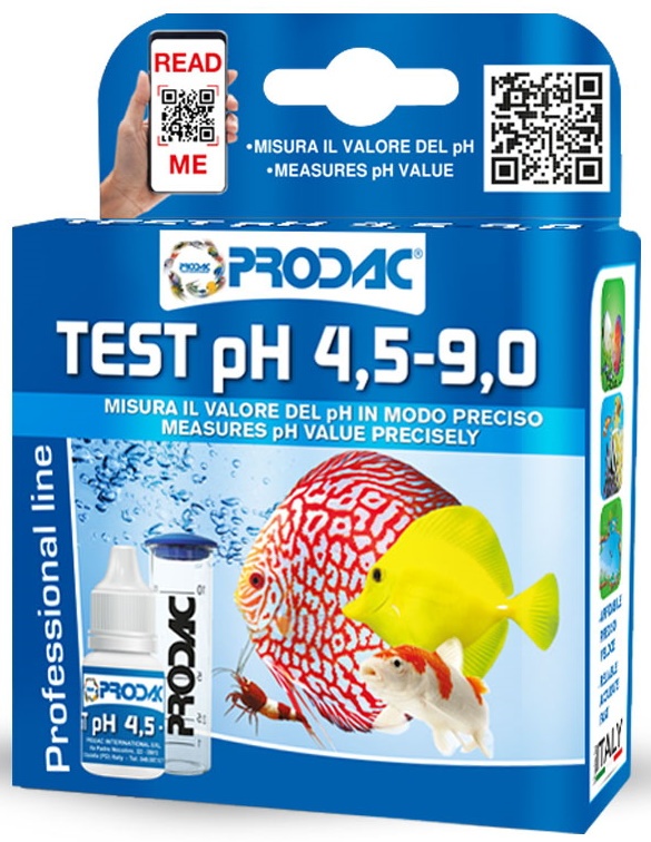 Препарат для аквариума Prodac Test PH 4.5-9.0