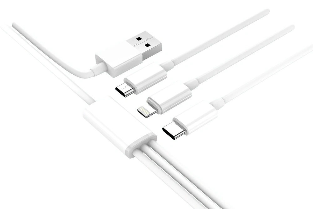 Cablu USB Ezra DC-06 3in1 1.2m
