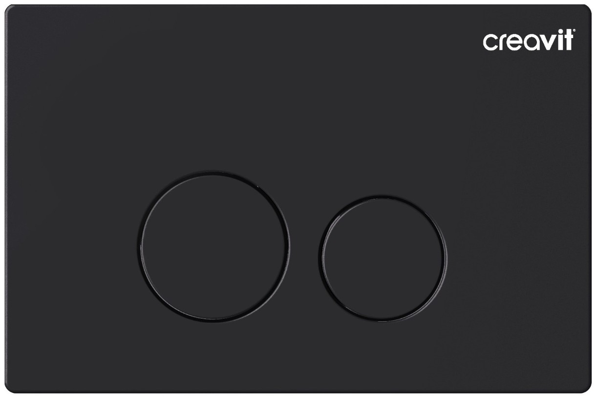 Кнопка смыва Creavit GP9002.01 Matt Black