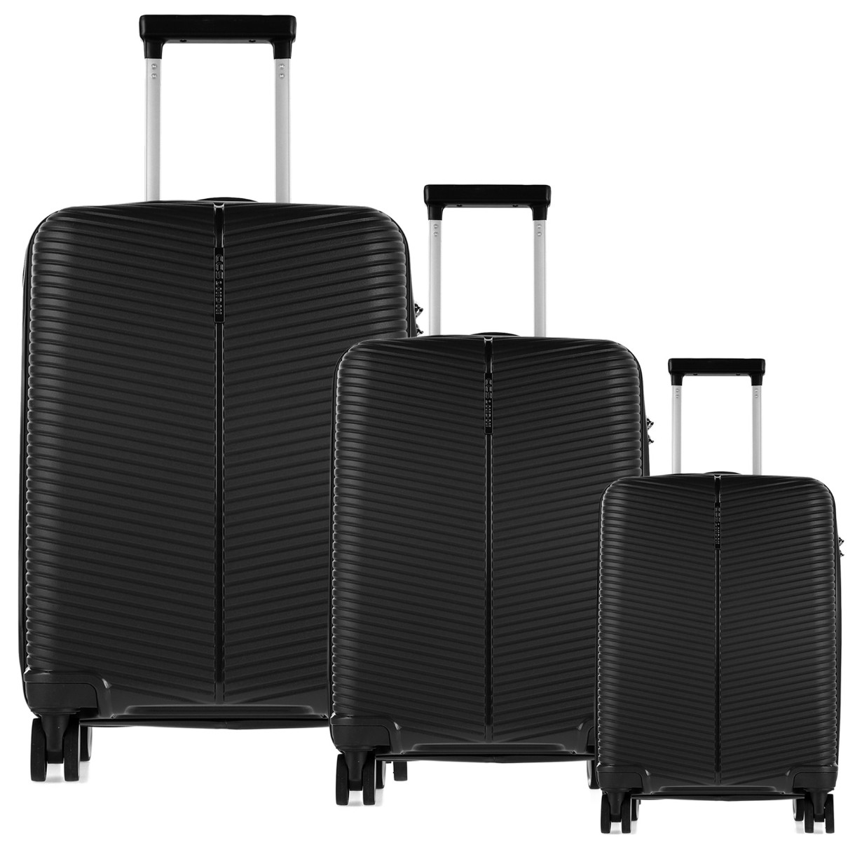 Set de valize CCS 5224 Set Black
