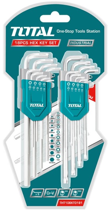 Trusa tubulare Total Tools THT106KT0181
