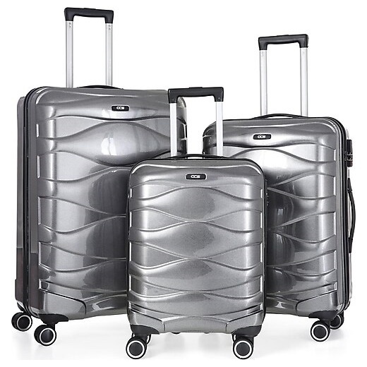 Комплект чемоданов CCS 5229 Set Silver