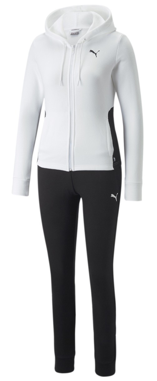 Женский спортивный костюм Puma Classic Hooded Tracksuit Fl Cl Puma White XL