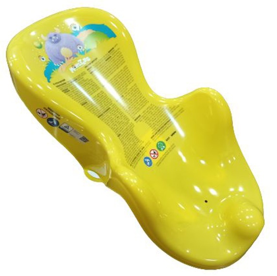Горка для купания Tega Baby  Monters Yellow (MN-003-124)