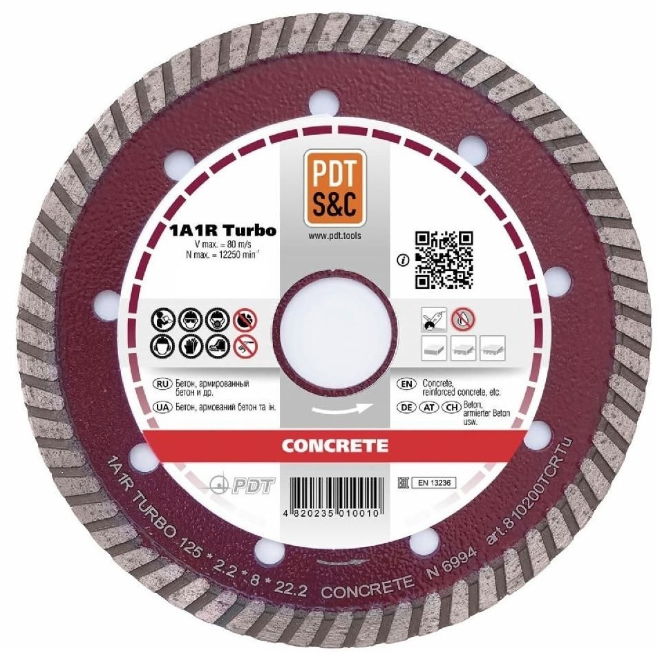 Диск для резки PDT 810400TCRTu 1А1R