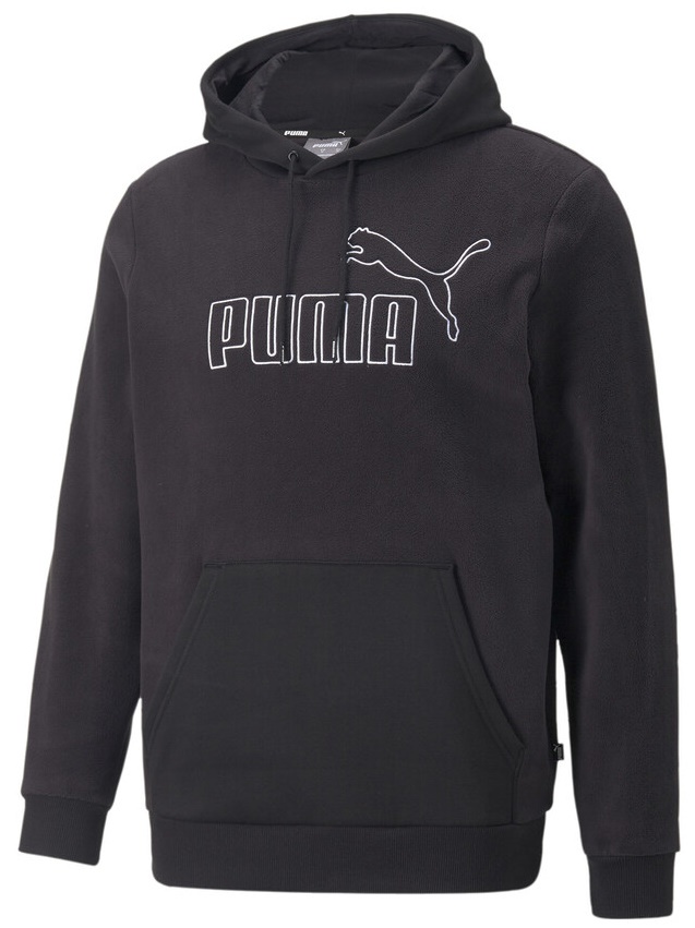 Мужская толстовка Puma Ess Elevated Polarfleece Hoodie Puma Black XL