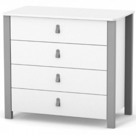 Детский комод Veres Монако 900 White/Graphite (33.2.351.2.32)