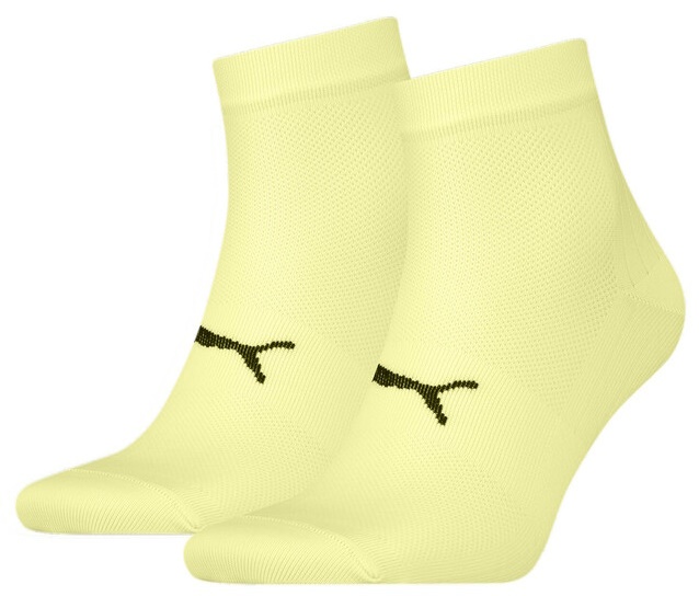 Ciorapi pentru bărbați Puma Sport Light Quarter 2P Yellow 35-38