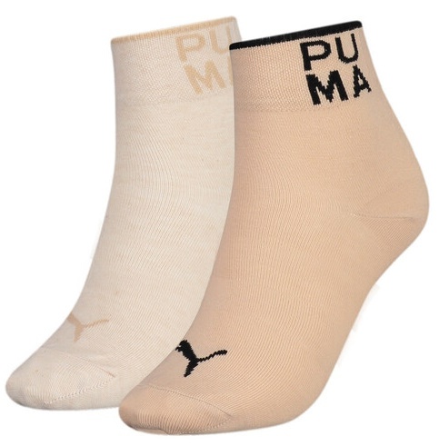 Женские носки Puma Women Placed Logo Short Sock 2P Sand Combo 39-42