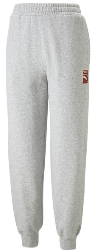 Pantaloni spotivi de dame Puma Vogue Relaxed Sweatpants Tr Light Gray Heather S
