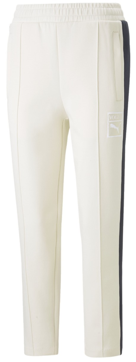 Pantaloni spotivi de dame Puma Vogue T7 Pants Dk Pristine XS