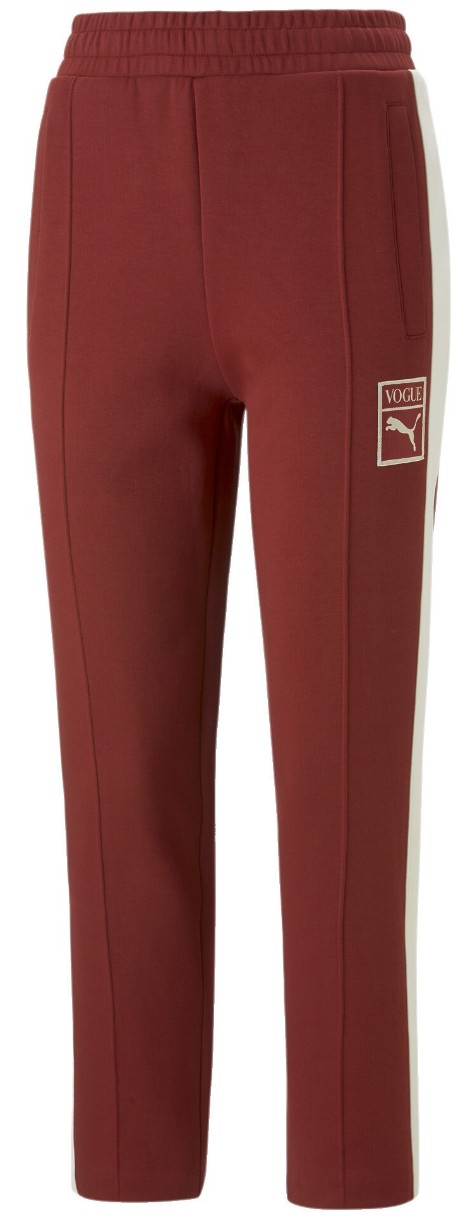 Pantaloni spotivi de dame Puma Vogue T7 Pants Dk Intense Red M