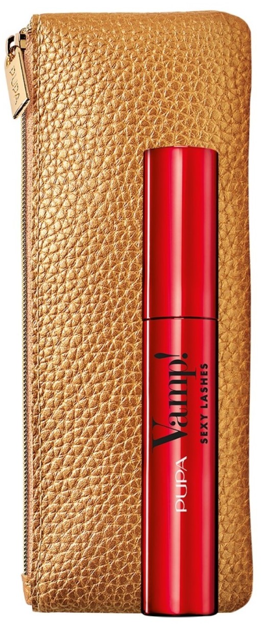 Rimel pentru gene Pupa Vamp! Sexy Lashes 010 Extra Black & Bag