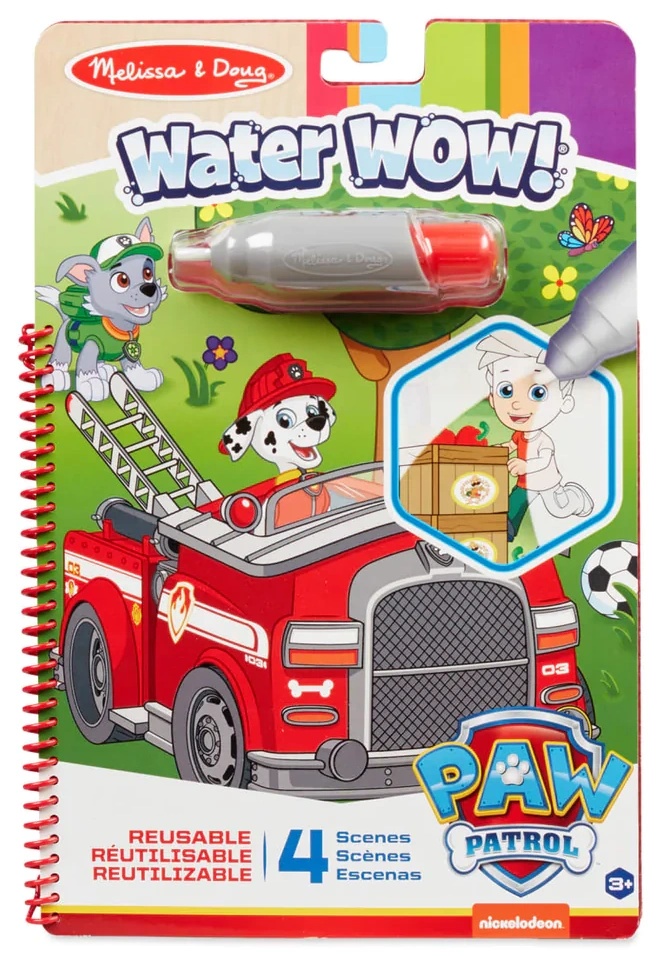 Colorare cu apă Melissa & Doug Water Wow! Paw Patrol  Marshall (33252)