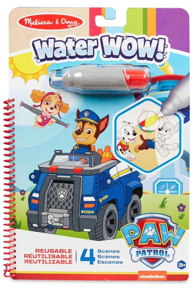 Colorare cu apă Melissa & Doug Water Wow! Paw Patrol Chase (33251)
