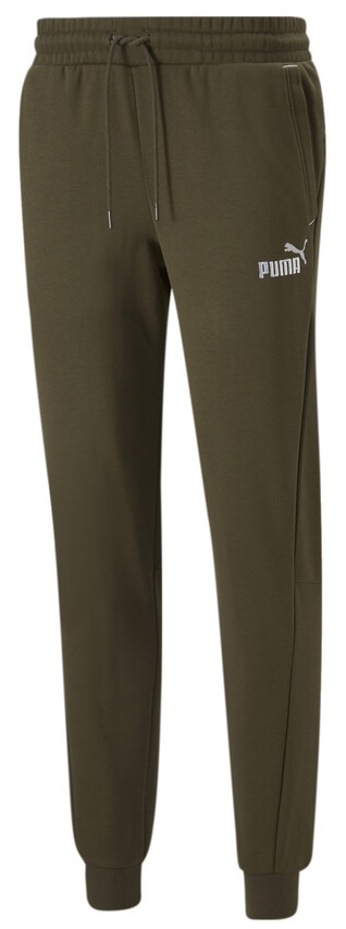 Pantaloni spotivi pentru bărbați Puma Power Sweatpants Fl Cl Deep Olive XXL