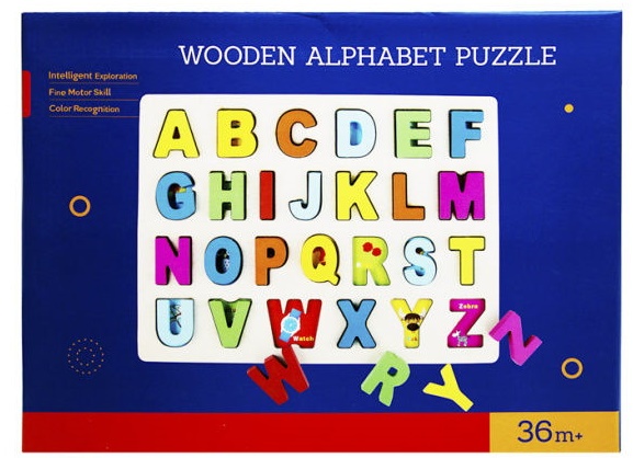 Пазл New World Wooden Alphabet Puzzle 170018