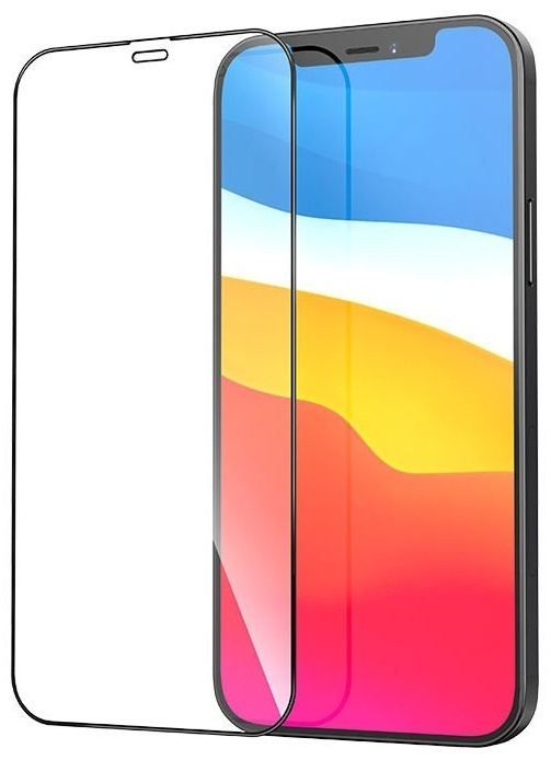 Sticlă de protecție pentru smartphone Hoco Tempered Glass Flash Attach iPhone 12 Pro Max Black