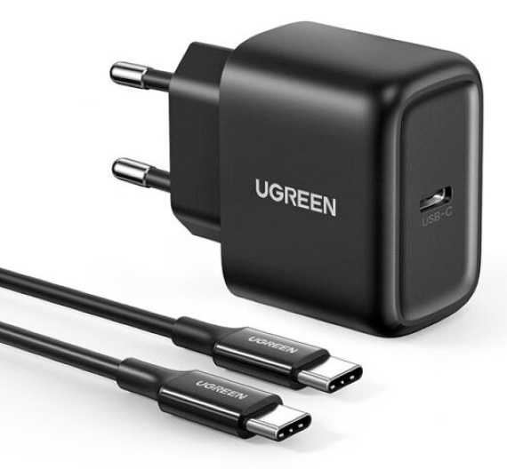 Încărcător Ugreen Type-C to Type-C 25W Black (50581)