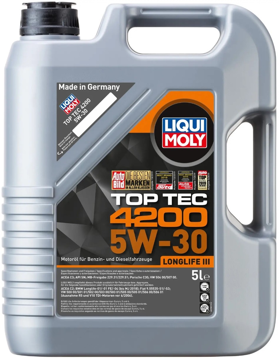 Моторное масло Liqui Moly Top Tec 4200 5W-30 5L